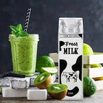 Botella De Leche Cuadrada Transparente Para Agua Jugo 1000ml