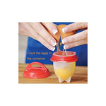 Set 6 Hervidor De Huevos De Silicone Para Cocina Sin Bpa