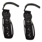 X2 Soporte Porta Bicicleta Para Muralla Colgador Color Negro Negro