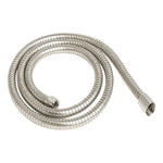 Manguera Ducha Flexible Extensible Cromada Acero Inoxidable Plateado Cromado