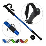 Baston Trekking Senderismo 3 Tramos Mango Recto Antishock