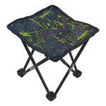 Taburete Plegable Silla Portátil Camping Piso De Acampar  Camuflaje