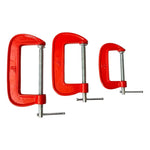 Prensas Sargento Tipo C 3 4 5  Set 3pcs Carpintería Acero