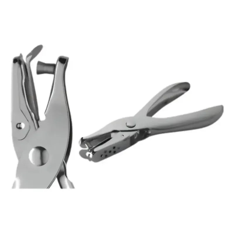 Pinza Perforadora De Papel De 6 Mm, Perforadora, Cortador Gris