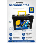 Caja Para Herramientas De Plastico Con Bandeja Organizadora
