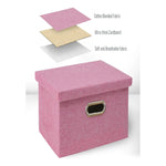X2 Caja Organizadora Con Tapa De Tela Plegable Pequeña