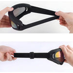 Antiparras Gafas De Nieve Con Filtro Uv Para Snowboard Negro Espejado