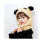Gorro Con Bufanda Para Bebé Niña Niño Panda Algodon Invierno