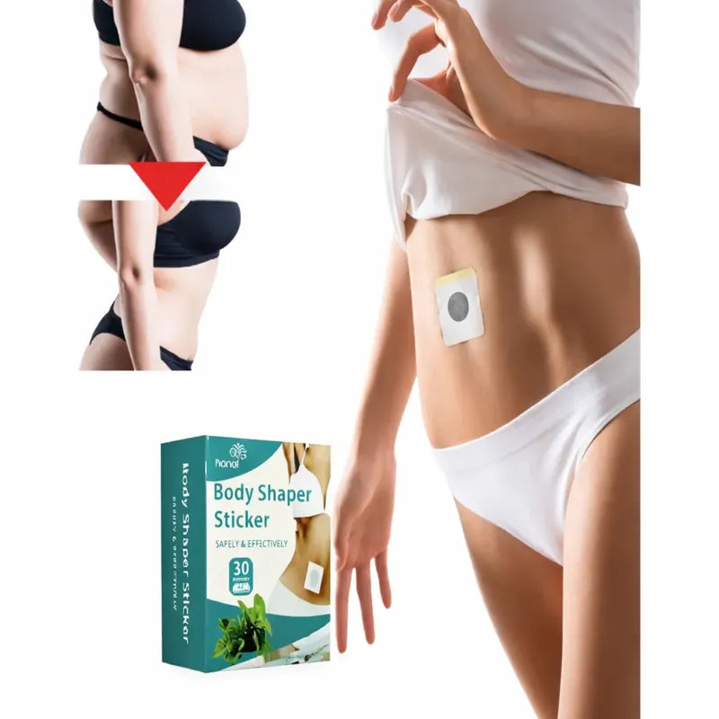 Pack 30 Parches Adelgazantes Para Reducir Abdomen Menta