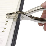 Pinza Perforadora De Papel De 6 Mm, Perforadora, Cortador Gris