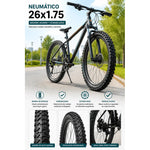 Un Neumatico + Camara Bicicleta Aro 26 X 1.75  Plegables Normal