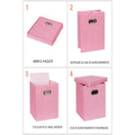 X2 Caja Organizadora Con Tapa De Tela Plegable Mediana