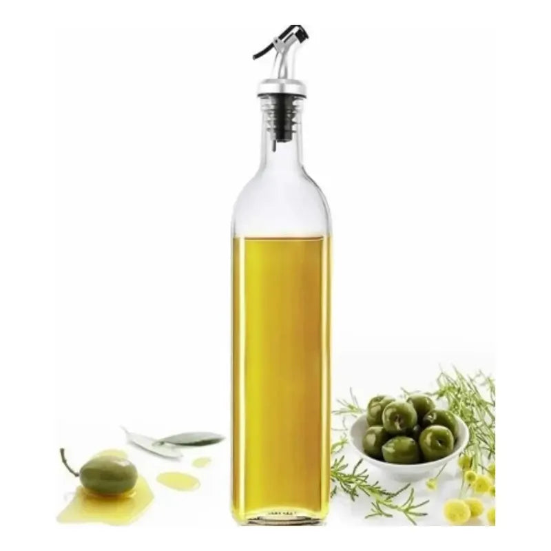 Botella Dispensadora Aceite Vino Especias Con Tapón 500ml