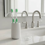 X2cepillo De Diente Higiene Dental Mango Ergonómico Con Tapa Verde