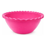 X2 Bowl Plastico Ensaladera Multiuso Para Cocina Resistente Fucsia