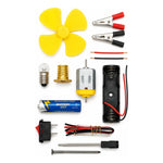 Kit Experimento Cientifico Luz Ventilador Circuito Elctrico