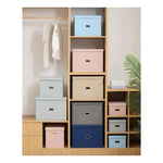 X2 Caja Organizadora Con Tapa De Tela Plegable Mediana