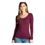 Pack 2 Camisa Polera De Mujer Manga Larga  Fibra De Bambú