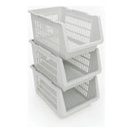 X3 Organizador Gaveta Multiuso Apilable Ventilado Kendy
