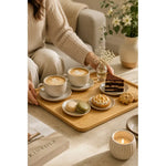 Bandeja De Madera Multiuso Para Servir Y  Picoteo  40x29 Cm Madera