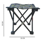 X2 Taburete Plegable Silla Portátil Camping Piso De Acampar Camufle