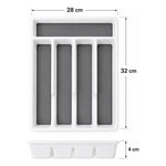 Organizador Cubiertos Utensilios Servicios Cocina 5 Cajones
