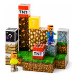 Minecraft Set Cubos Magnéticos Caja Pixel Diseños 32 Piezas 32 Minecraf