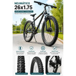 X2 Neumaticos Bicicleta Aro 26 X 1.75  Plegables Mtb Caluga Normal