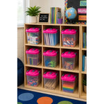 Caja Plastica Organizadora 6 Litros Transparente Tapa Wenco