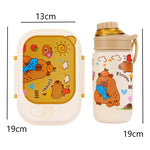 Set Lonchera Taper + Botella Para Jugo Colacion Infantil