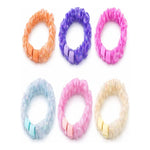 Set 12 Colets Elastico De Tul Para El Cabello Tornasol Niñas Surtidos Colorido Tornadol