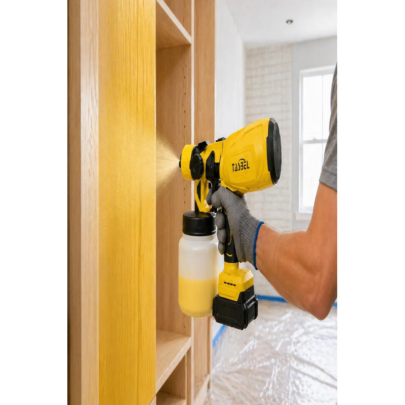Pulverizador De Pintura Pistola Pintar Inalámbrica 800w