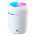 Difusor Aroma Luz Led 300 Ml Humificador Aceites En Aire Blanco