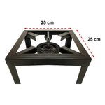 Cocinilla A Gas Camping 1 Plato Color Negro Acero