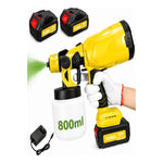 Pulverizador De Pintura Pistola Pintar Inalámbrica 800w