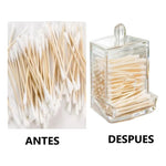 Caja Dispensadora De Hisopo Transparente De Acrílico Transparente Caja