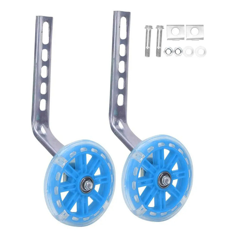 Rueda De Apoyo Estabilizador Bicicleta Para Niños Color Azul Azul