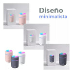 Difusor Aroma Luz Led 300 Ml Humificador Aceites En Aire Color Blanco