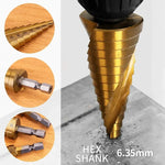 Broca Conica Escalonada Metales Perfora 4 A 20mm Paso A Paso