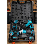 Taladro Esmeril Sierra Llave Impacto Inalambricas Kit 4 Pcs