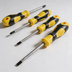 Set 4 Destornilladores Magneticos Antideslizantes Hogar