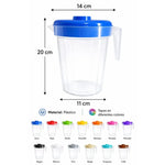 X30 Jarra 2 Litros De Plastico Para Jugo Bebidas Refrescante Surtidos
