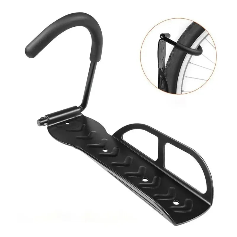 Soporte Porta Bicicleta Para Muralla Colgador De Bicicleta Negro