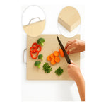 Tablas De Cocina De Bambu Para Cortar O Servir Mango 32x22cm Tabla Marrón