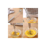 Batidor Mezclador Semiautomático De Resorte Mecánico 26 Cm