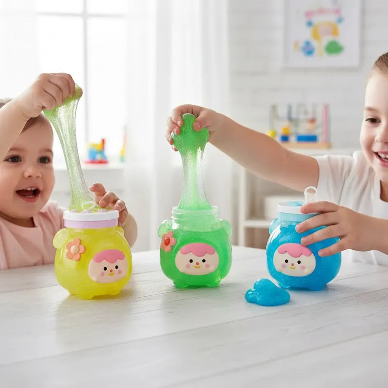 1 Slime Moldeable Colores Surtido Sin Residuo Facil Limpieza Variados