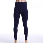 X6 Calza Invierno Hombre Primera Térmico Polar Chiporro   Negroazul-gris Lisa Unica