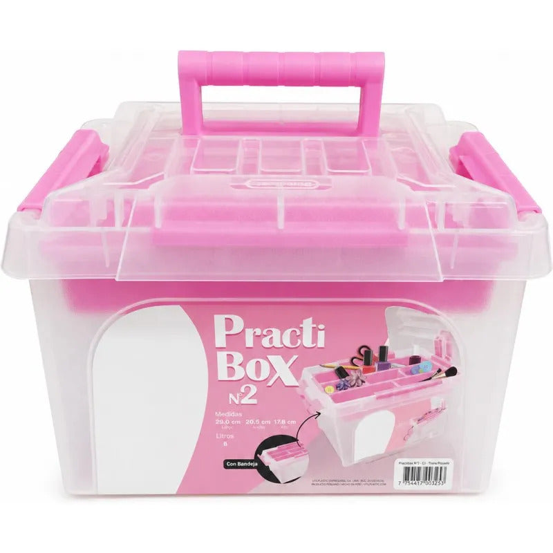 Caja Organizadora De Plastico Practibox Multiuso 6 Litros