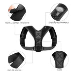 Corrector De Postura De Espalda Acolchada Unisex Ajustable