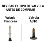 Pack 2 Camaras Aro 29 X 1.95/2.125 Valvula Francesa Presta Presta